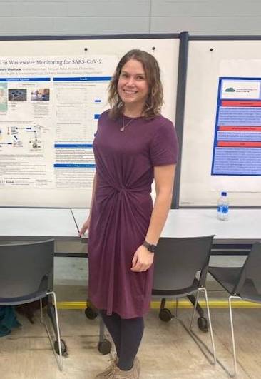 Laura presenting at PSM showcase